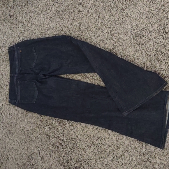 Joe's Wide Leg Muse Bardot Stretch Jeans Denim Women's 28 W Dark Wash Used 31" L - Picture 8 of 9